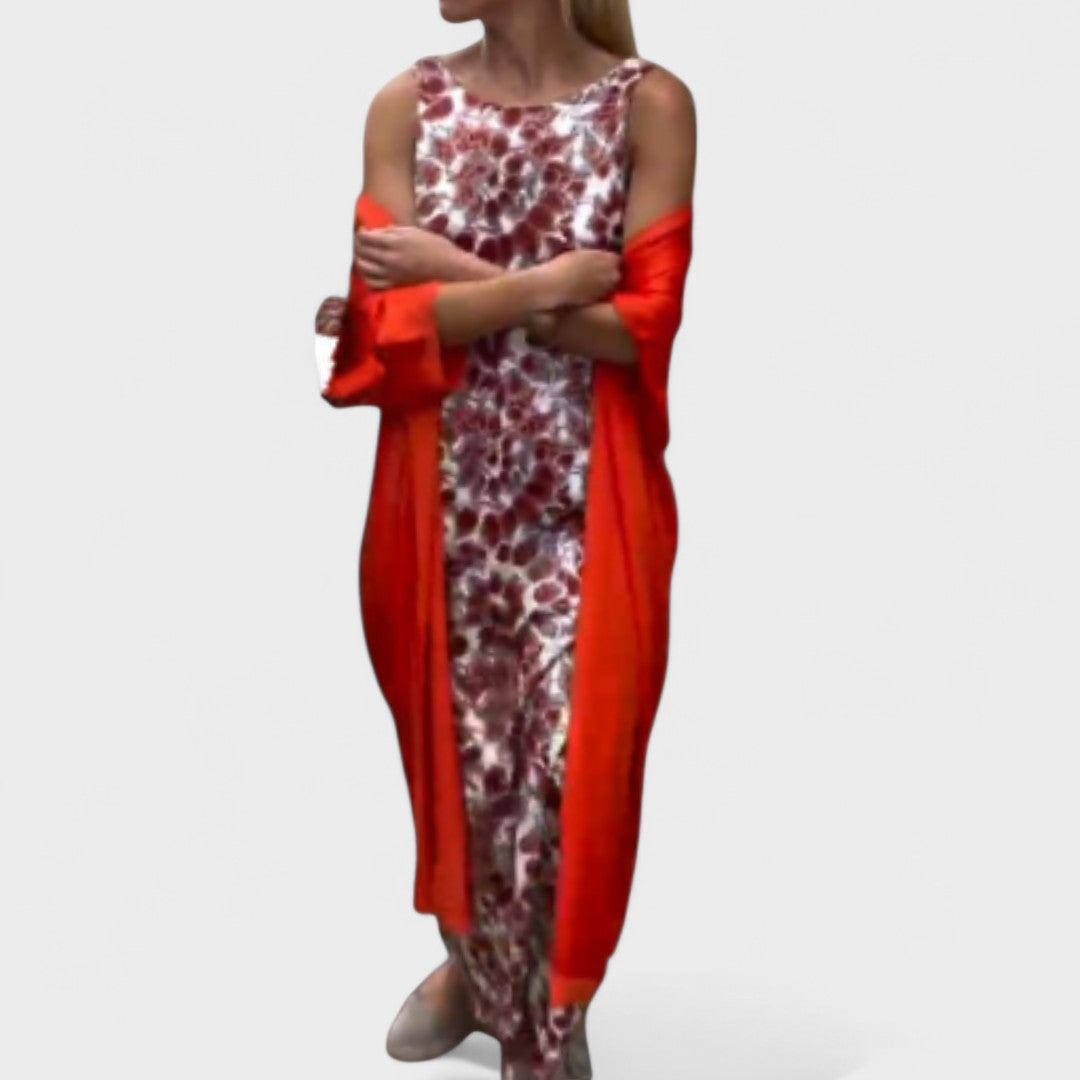 Carolina - Vestido Elegante Com Colete