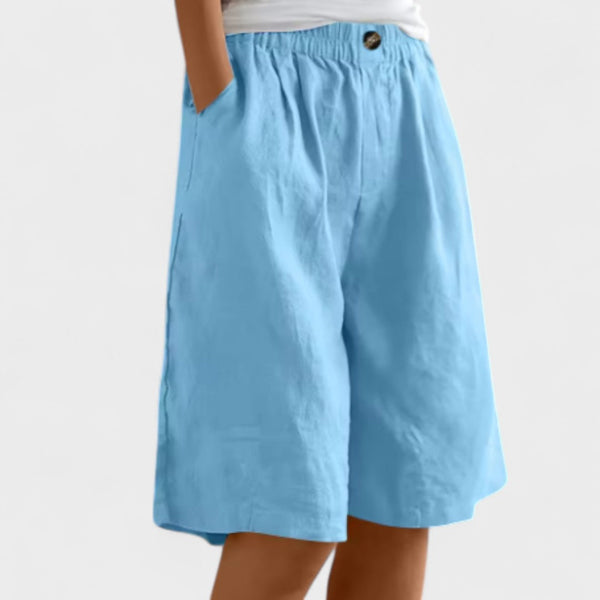 Filomena - Calções Largos de Linho